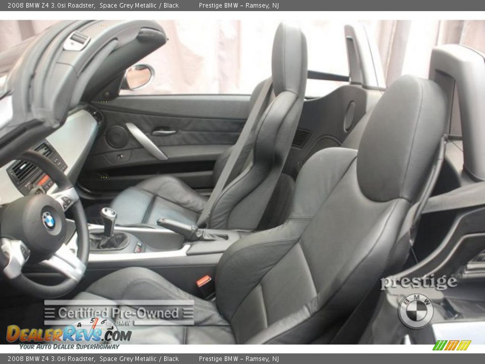 2008 BMW Z4 3.0si Roadster Space Grey Metallic / Black Photo #11