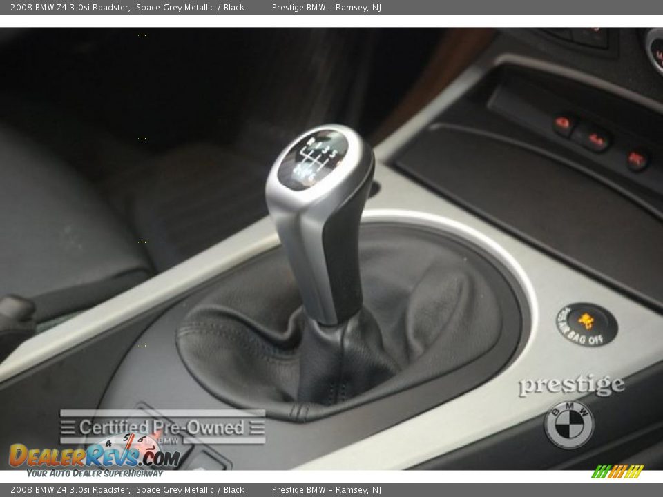 2008 BMW Z4 3.0si Roadster Space Grey Metallic / Black Photo #12