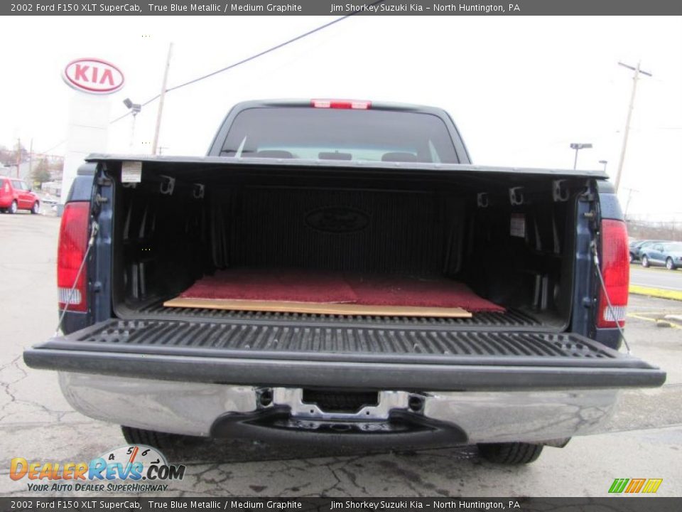 2002 Ford F150 XLT SuperCab True Blue Metallic / Medium Graphite Photo #4