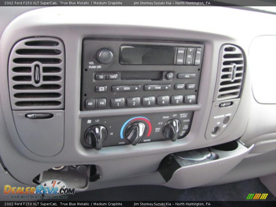 2002 Ford F150 XLT SuperCab True Blue Metallic / Medium Graphite Photo #12