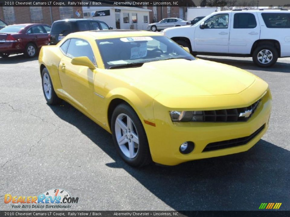 2010 Chevrolet Camaro LT Coupe Rally Yellow / Black Photo #4