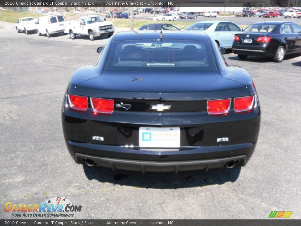 2010 Chevrolet Camaro LT Coupe Black / Black Photo #3