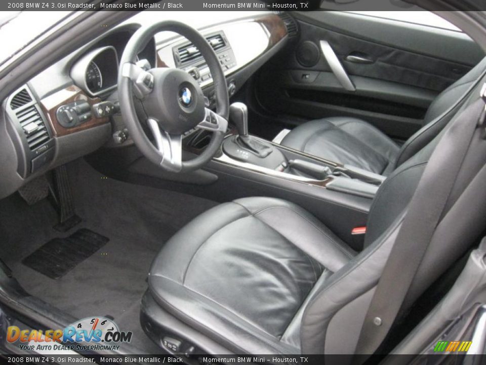2008 BMW Z4 3.0si Roadster Monaco Blue Metallic / Black Photo #2