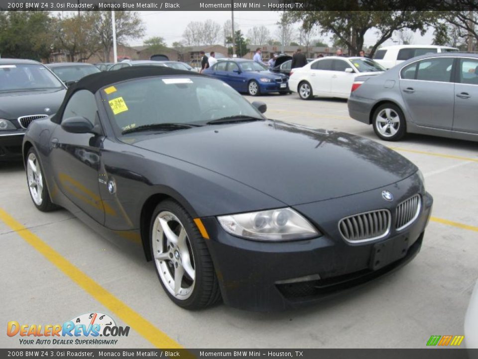 2008 BMW Z4 3.0si Roadster Monaco Blue Metallic / Black Photo #5