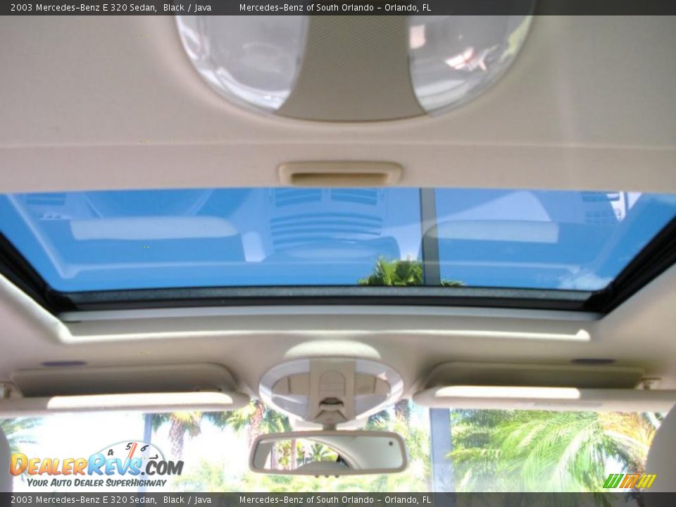 2003 Mercedes-Benz E 320 Sedan Black / Java Photo #19