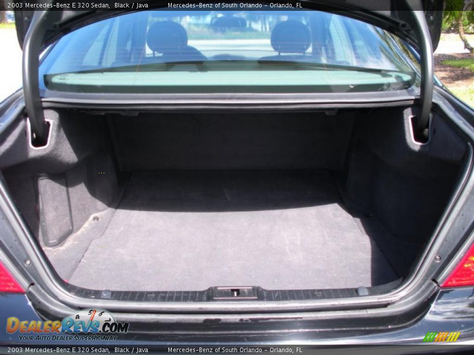 2003 Mercedes-Benz E 320 Sedan Black / Java Photo #23
