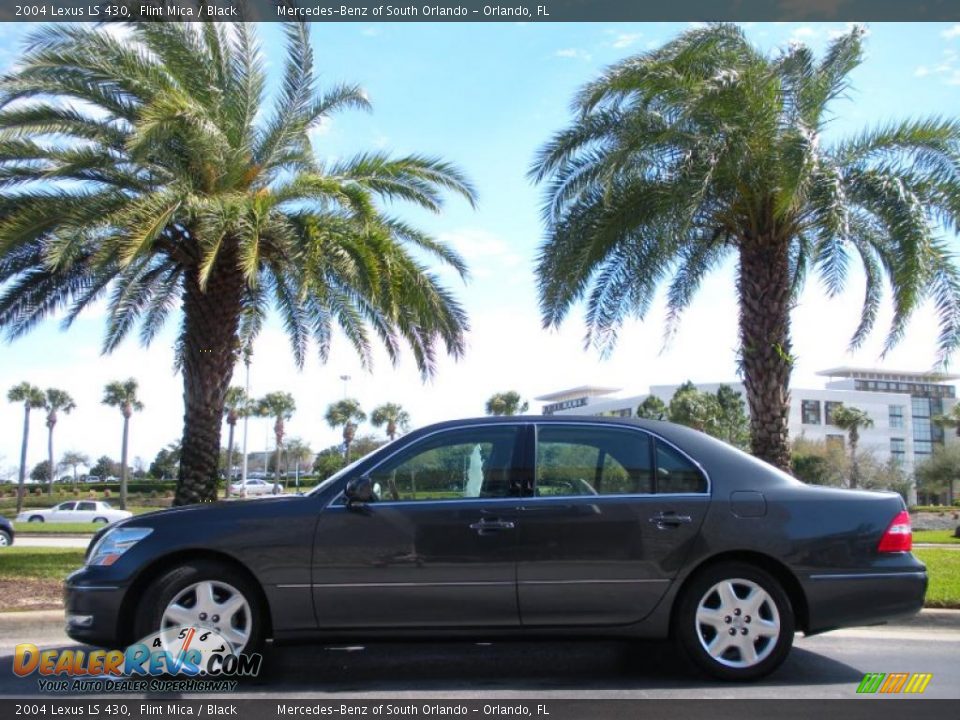 2004 Lexus LS 430 Flint Mica / Black Photo #1