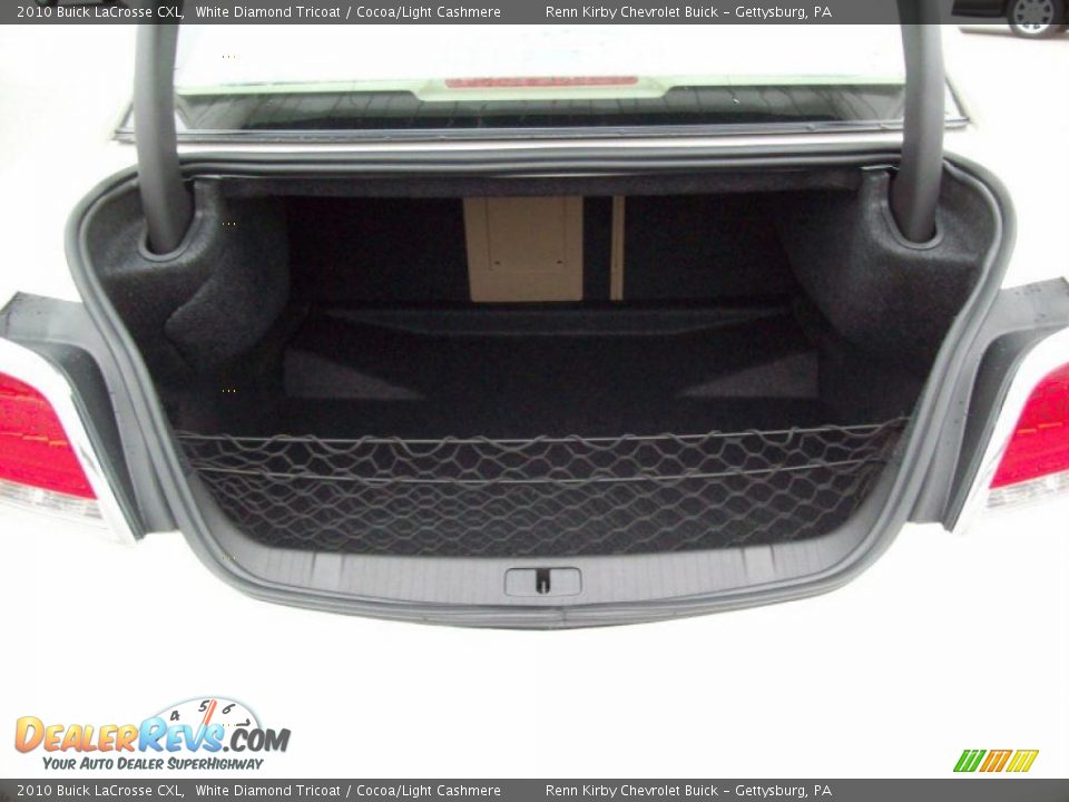2010 Buick LaCrosse CXL White Diamond Tricoat / Cocoa/Light Cashmere Photo #8