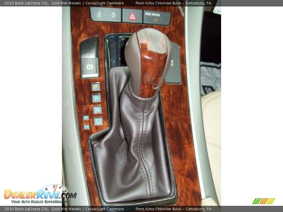2010 Buick LaCrosse CXL Gold Mist Metallic / Cocoa/Light Cashmere Photo #18