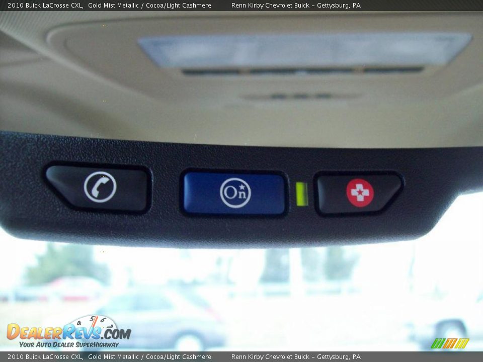 2010 Buick LaCrosse CXL Gold Mist Metallic / Cocoa/Light Cashmere Photo #23