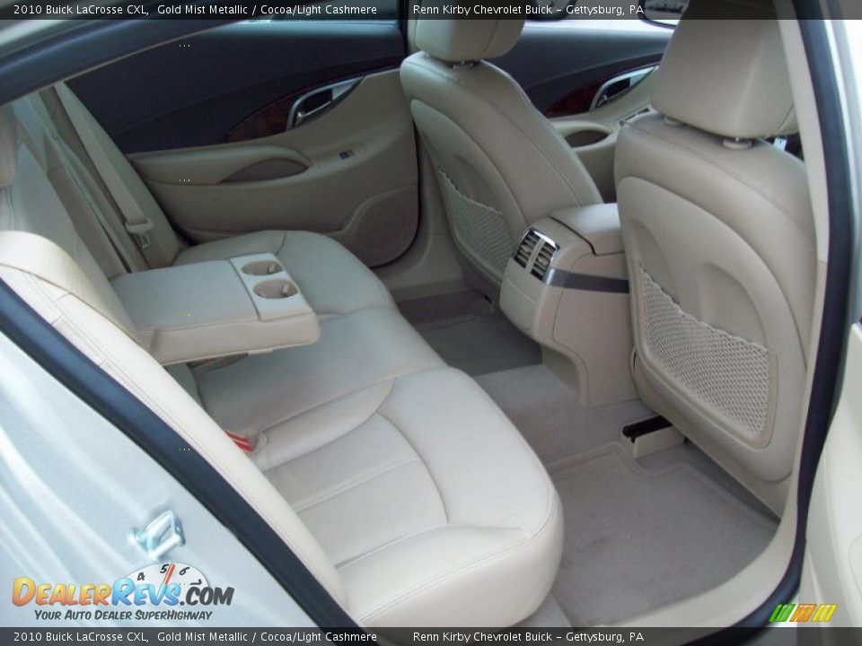 2010 Buick LaCrosse CXL Gold Mist Metallic / Cocoa/Light Cashmere Photo #24