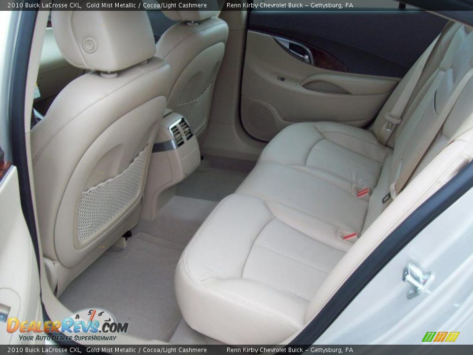 2010 Buick LaCrosse CXL Gold Mist Metallic / Cocoa/Light Cashmere Photo #25