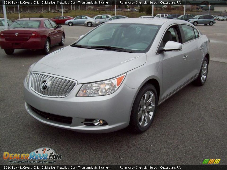 2010 Buick LaCrosse CXL Quicksilver Metallic / Dark Titanium/Light Titanium Photo #2