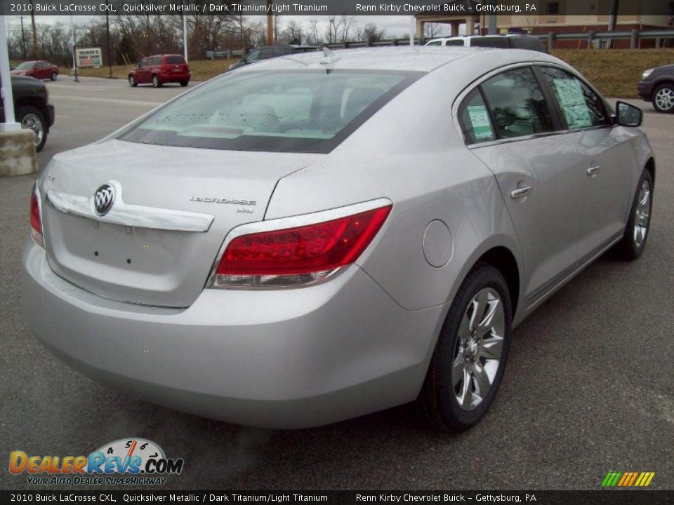 2010 Buick LaCrosse CXL Quicksilver Metallic / Dark Titanium/Light Titanium Photo #3