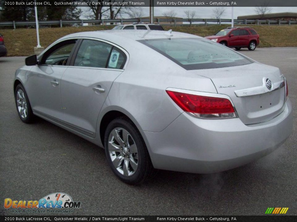 2010 Buick LaCrosse CXL Quicksilver Metallic / Dark Titanium/Light Titanium Photo #4