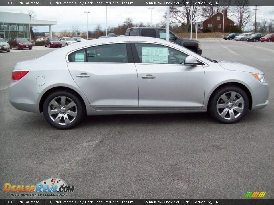 2010 Buick LaCrosse CXL Quicksilver Metallic / Dark Titanium/Light Titanium Photo #5