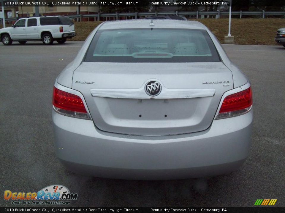 2010 Buick LaCrosse CXL Quicksilver Metallic / Dark Titanium/Light Titanium Photo #7