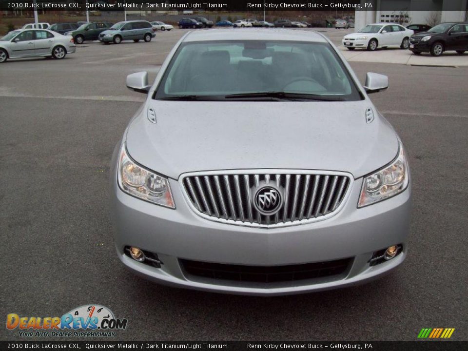 2010 Buick LaCrosse CXL Quicksilver Metallic / Dark Titanium/Light Titanium Photo #9