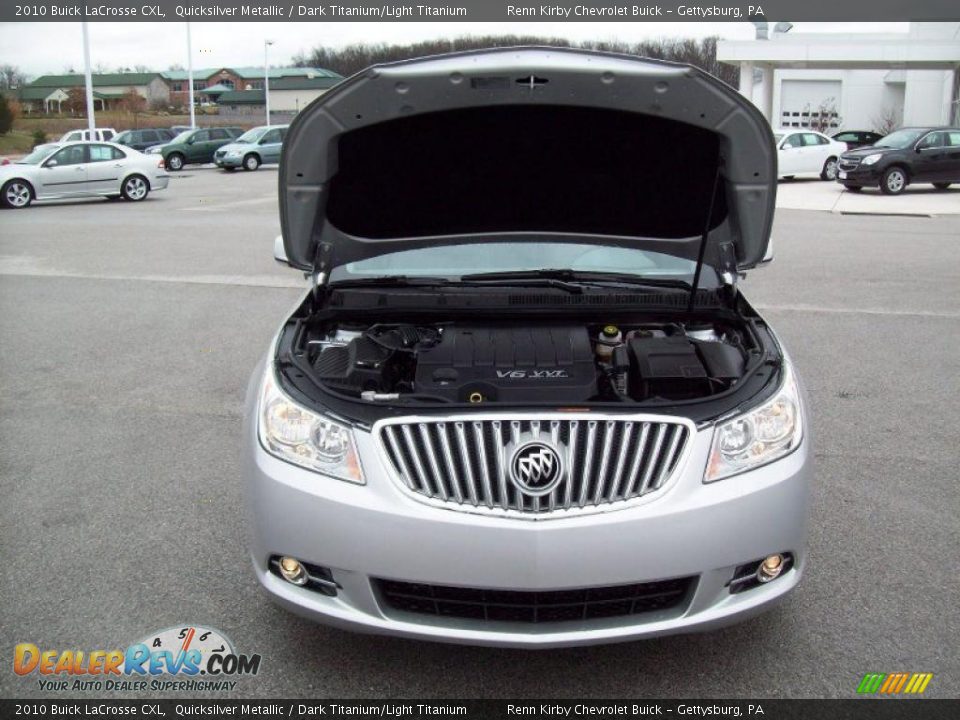 2010 Buick LaCrosse CXL Quicksilver Metallic / Dark Titanium/Light Titanium Photo #11