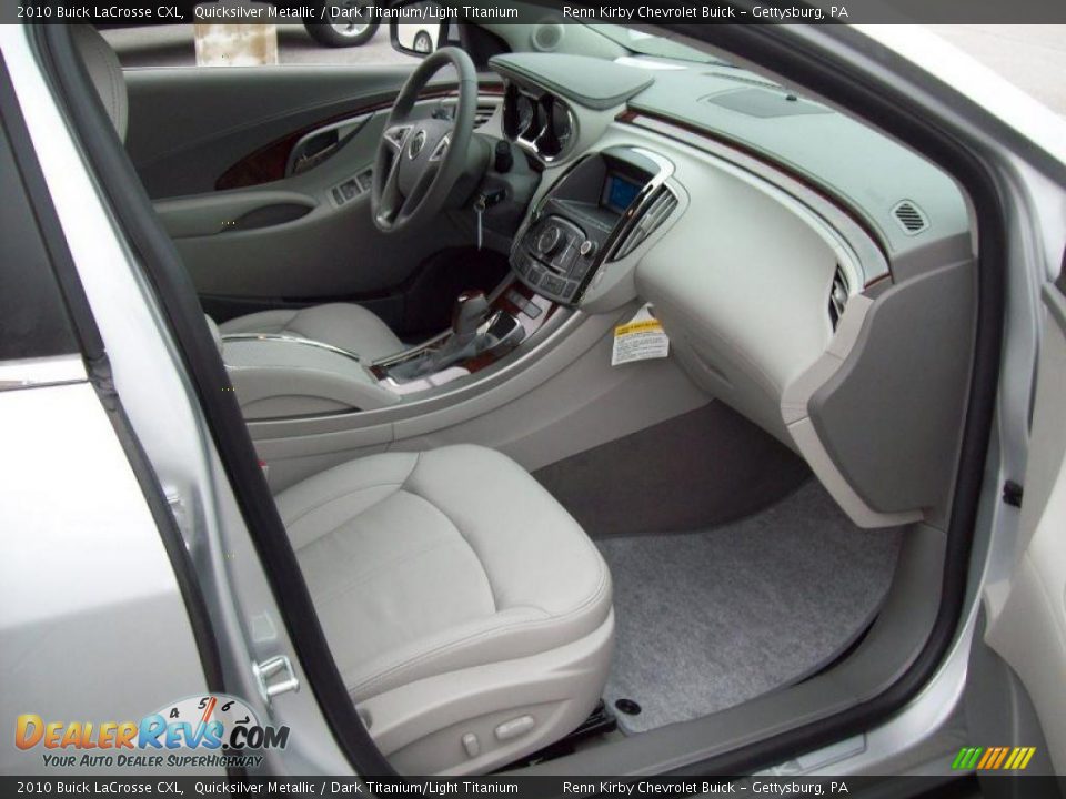 2010 Buick LaCrosse CXL Quicksilver Metallic / Dark Titanium/Light Titanium Photo #13
