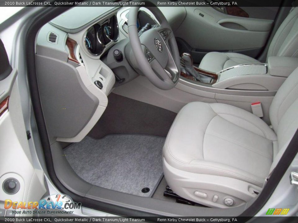 2010 Buick LaCrosse CXL Quicksilver Metallic / Dark Titanium/Light Titanium Photo #15