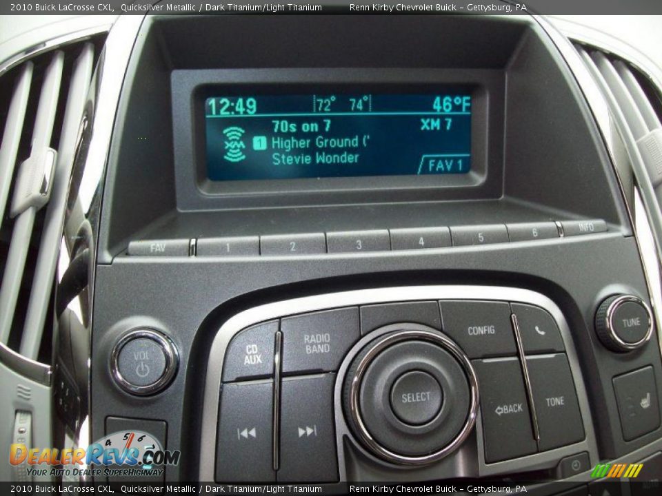 2010 Buick LaCrosse CXL Quicksilver Metallic / Dark Titanium/Light Titanium Photo #16