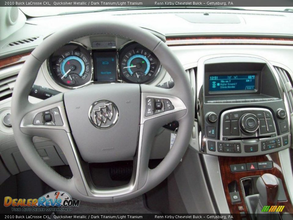 2010 Buick LaCrosse CXL Quicksilver Metallic / Dark Titanium/Light Titanium Photo #17