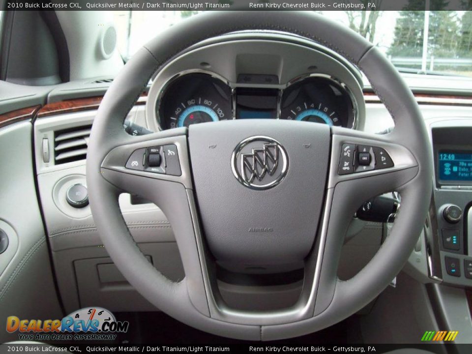 2010 Buick LaCrosse CXL Quicksilver Metallic / Dark Titanium/Light Titanium Photo #20