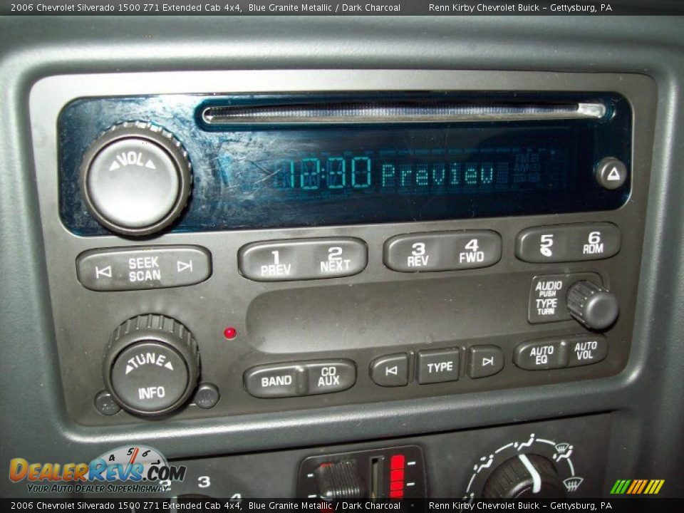2006 Chevrolet Silverado 1500 Z71 Extended Cab 4x4 Blue Granite Metallic / Dark Charcoal Photo #8