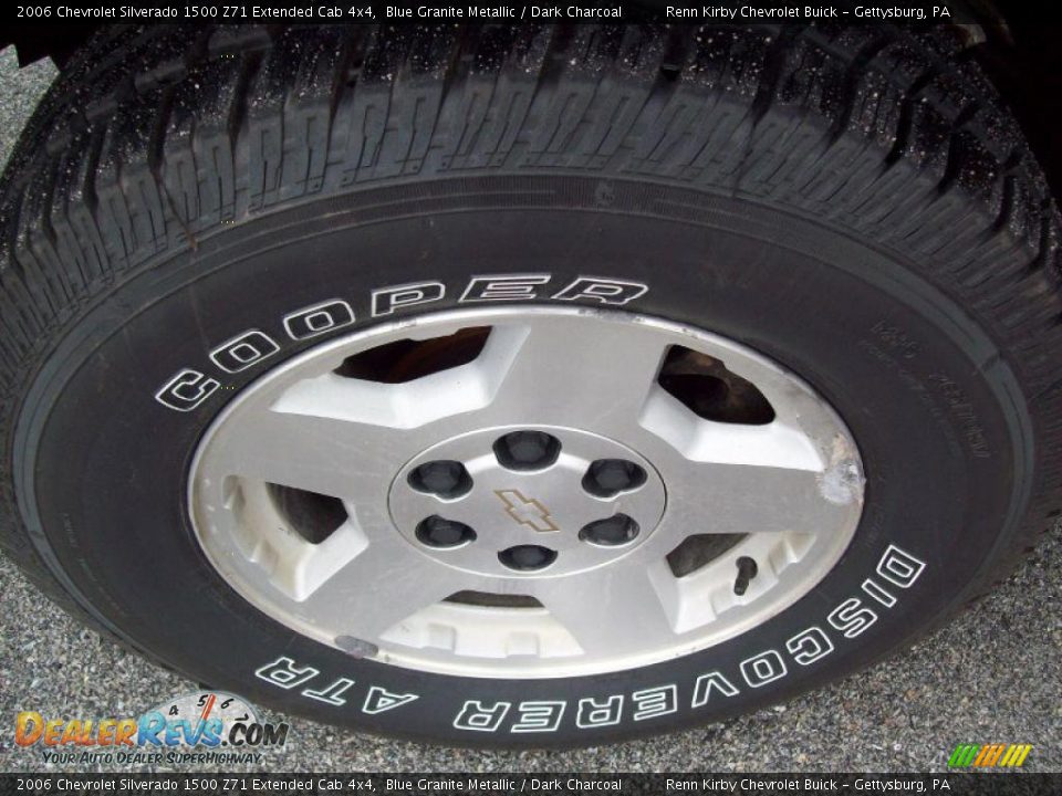 2006 Chevrolet Silverado 1500 Z71 Extended Cab 4x4 Blue Granite Metallic / Dark Charcoal Photo #19