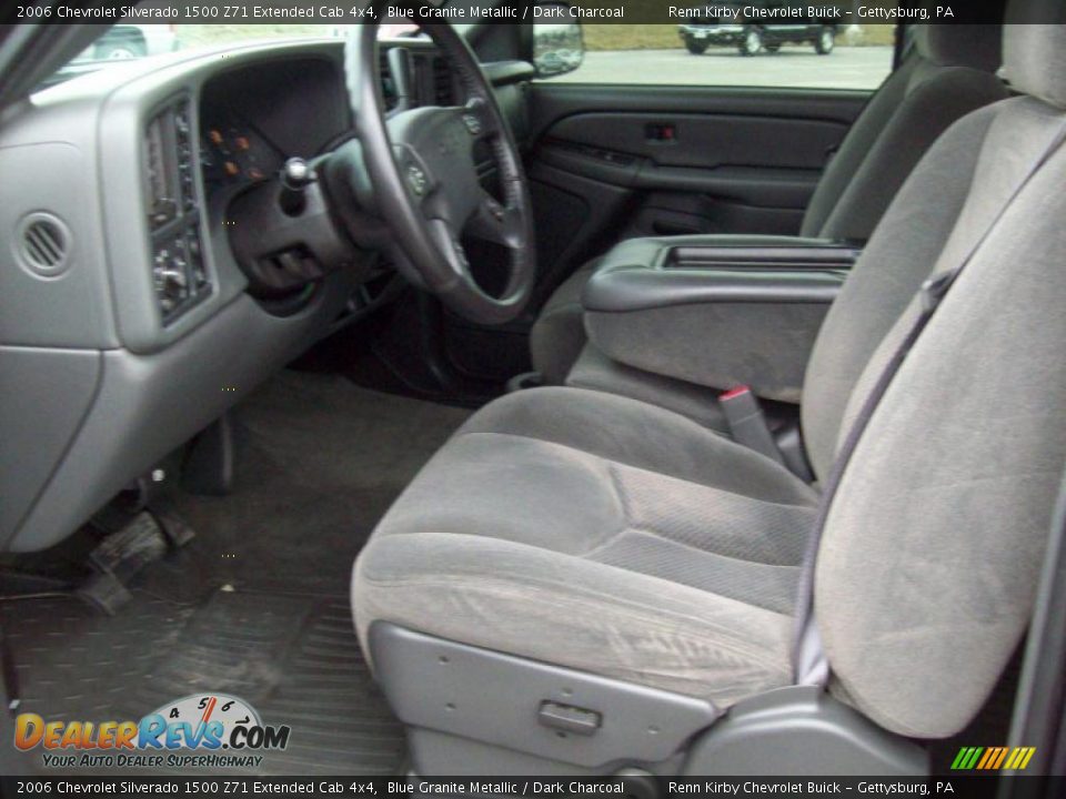 2006 Chevrolet Silverado 1500 Z71 Extended Cab 4x4 Blue Granite Metallic / Dark Charcoal Photo #20