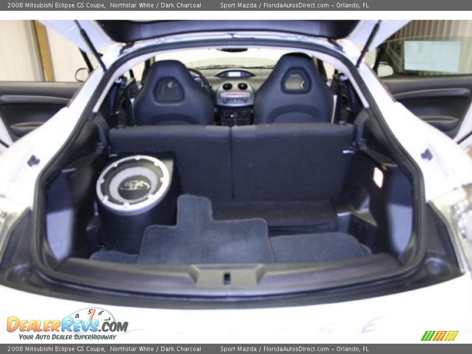 2008 Mitsubishi Eclipse GS Coupe Northstar White / Dark Charcoal Photo #11