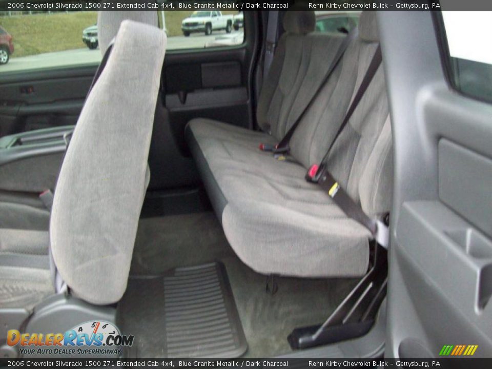2006 Chevrolet Silverado 1500 Z71 Extended Cab 4x4 Blue Granite Metallic / Dark Charcoal Photo #28