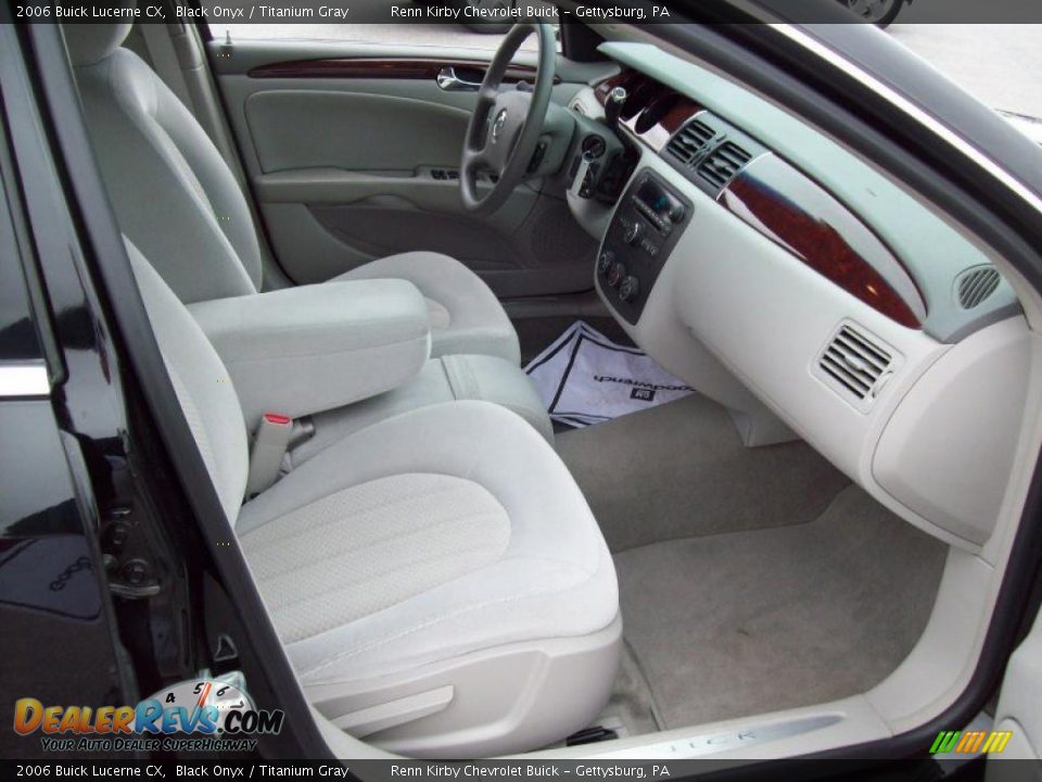 2006 Buick Lucerne CX Black Onyx / Titanium Gray Photo #6