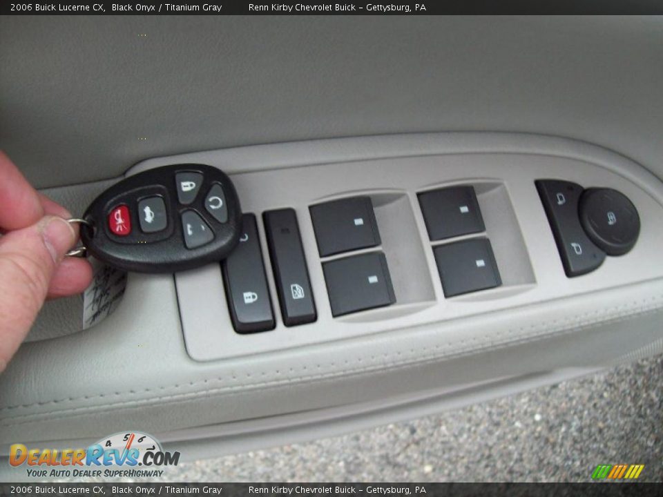 2006 Buick Lucerne CX Black Onyx / Titanium Gray Photo #7