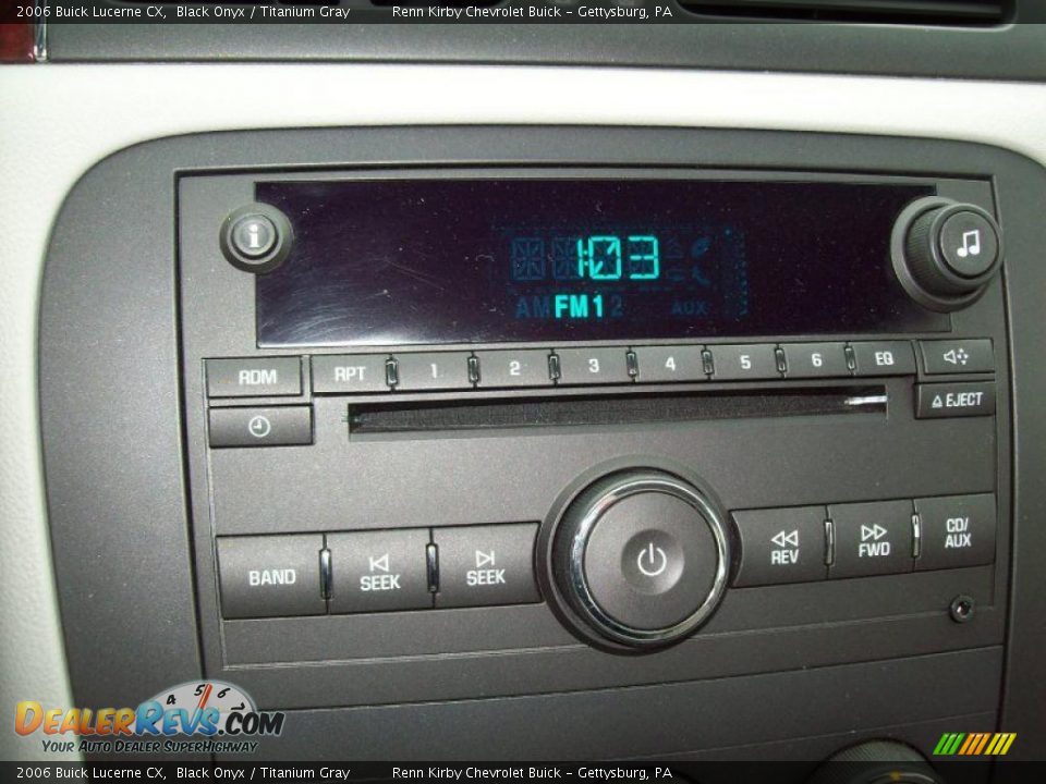 2006 Buick Lucerne CX Black Onyx / Titanium Gray Photo #9