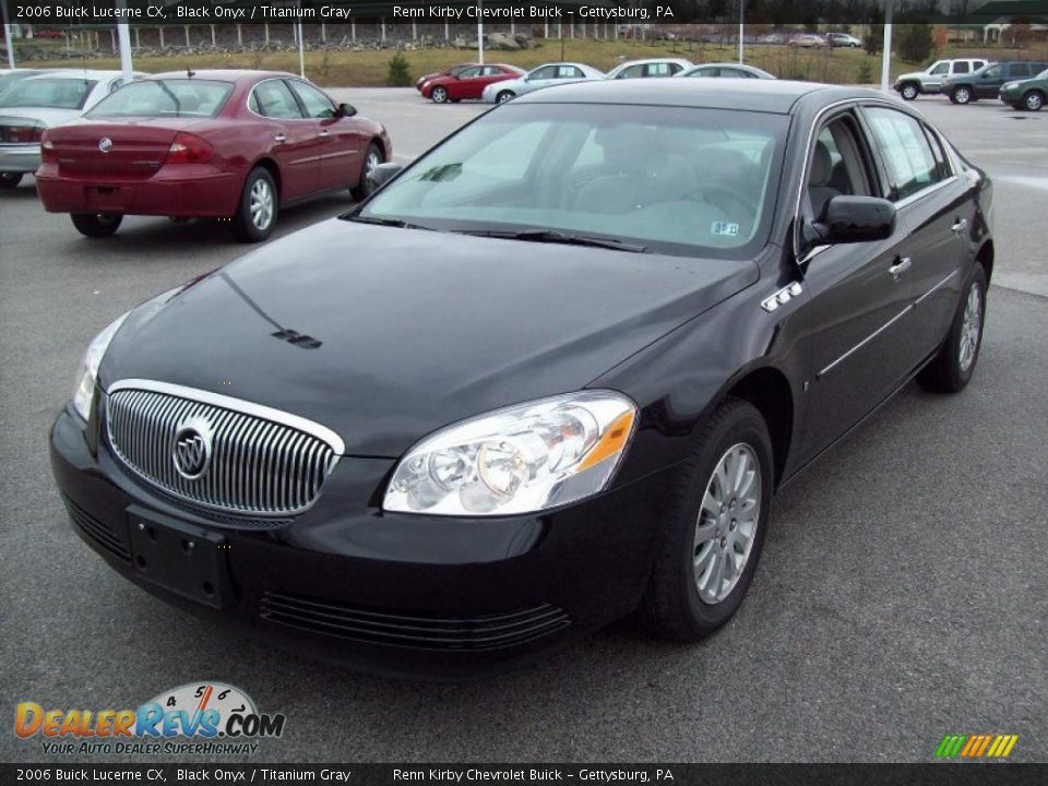 2006 Buick Lucerne CX Black Onyx / Titanium Gray Photo #11