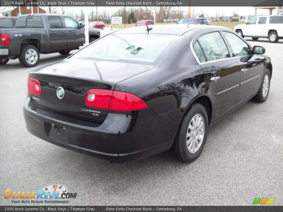 2006 Buick Lucerne CX Black Onyx / Titanium Gray Photo #12