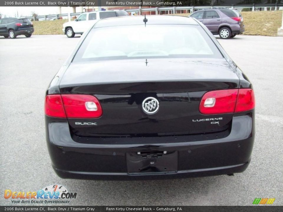 2006 Buick Lucerne CX Black Onyx / Titanium Gray Photo #13