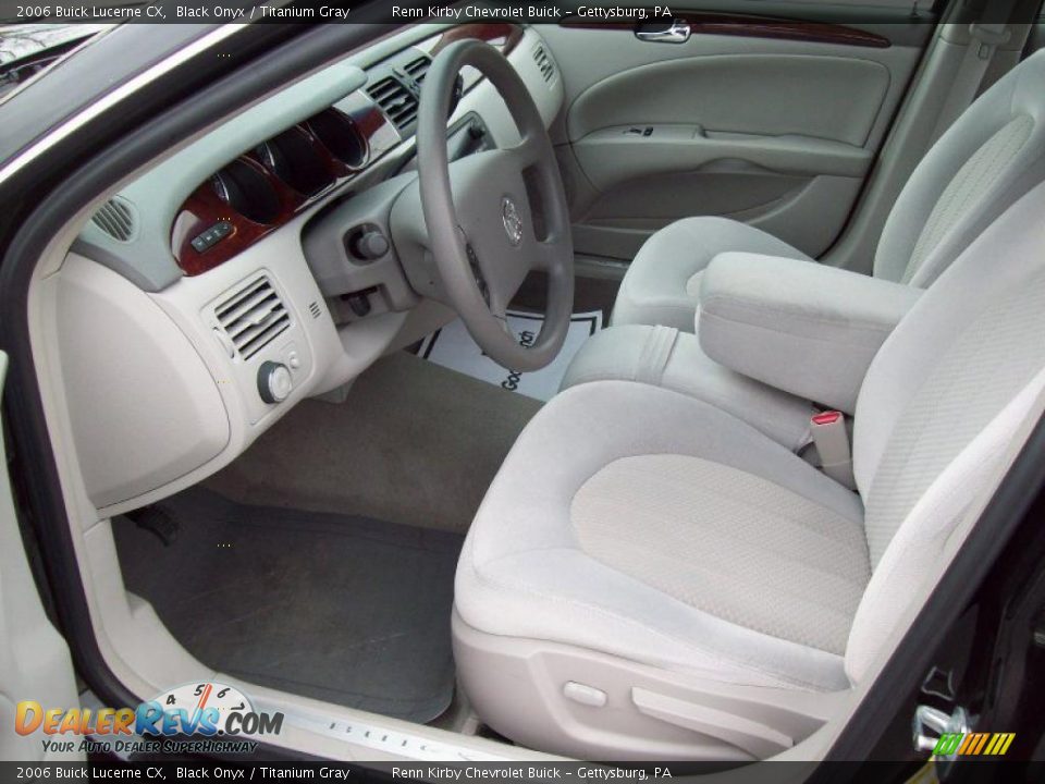 2006 Buick Lucerne CX Black Onyx / Titanium Gray Photo #17