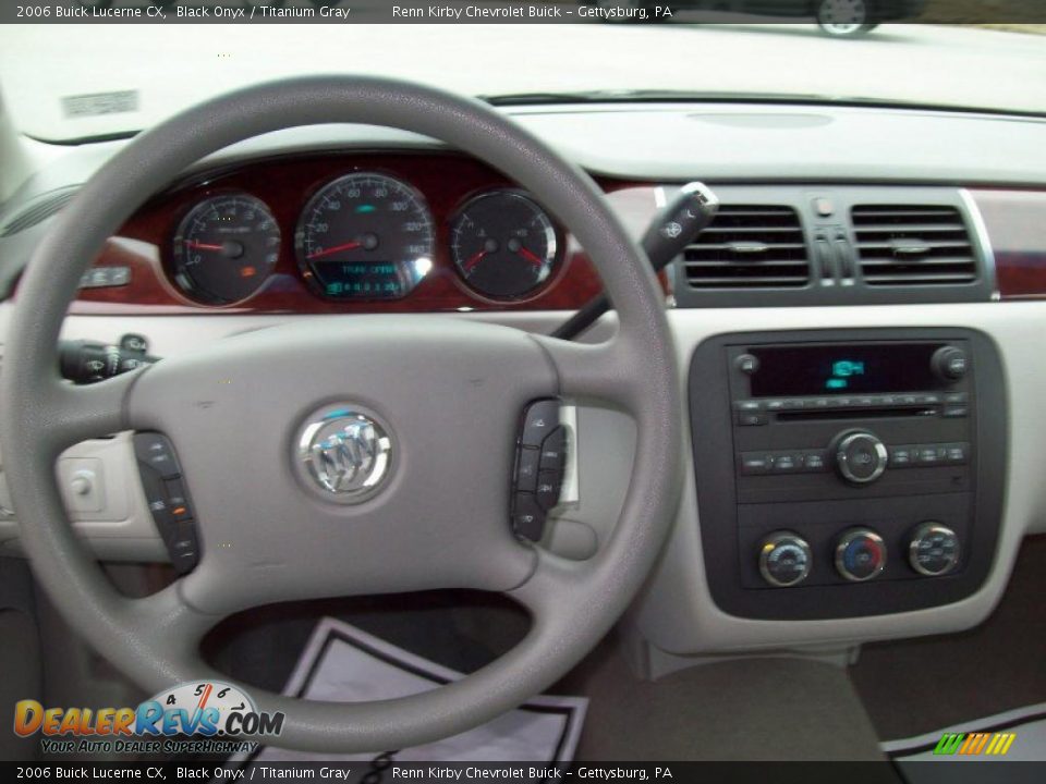 2006 Buick Lucerne CX Black Onyx / Titanium Gray Photo #18