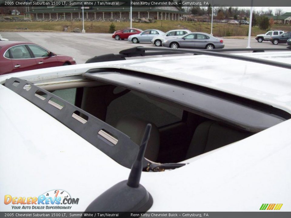 2005 Chevrolet Suburban 1500 LT Summit White / Tan/Neutral Photo #4