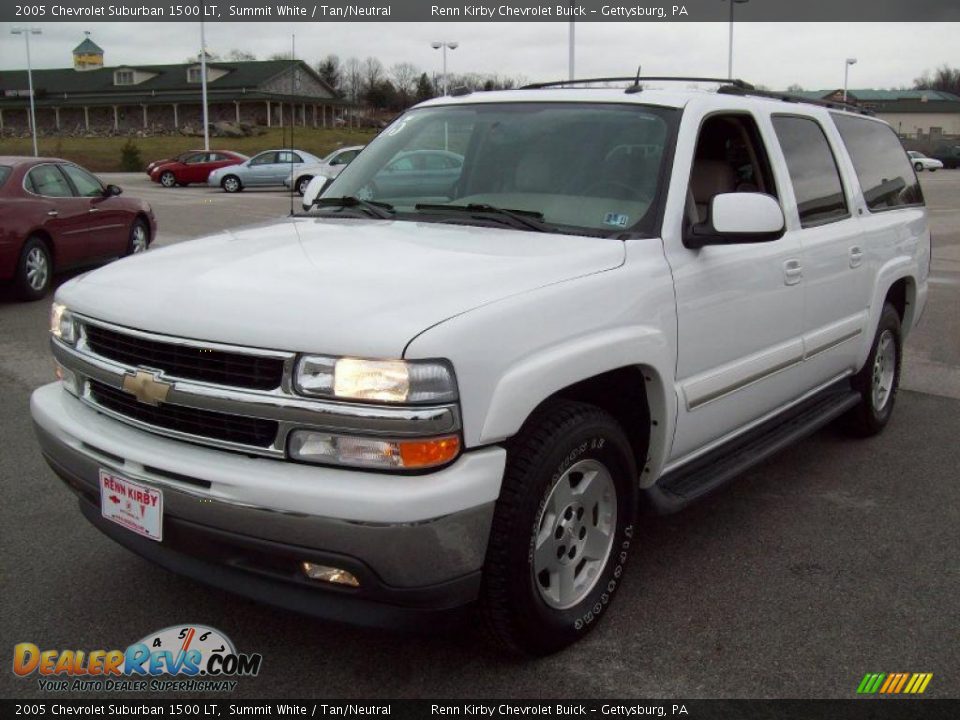 2005 Chevrolet Suburban 1500 LT Summit White / Tan/Neutral Photo #10