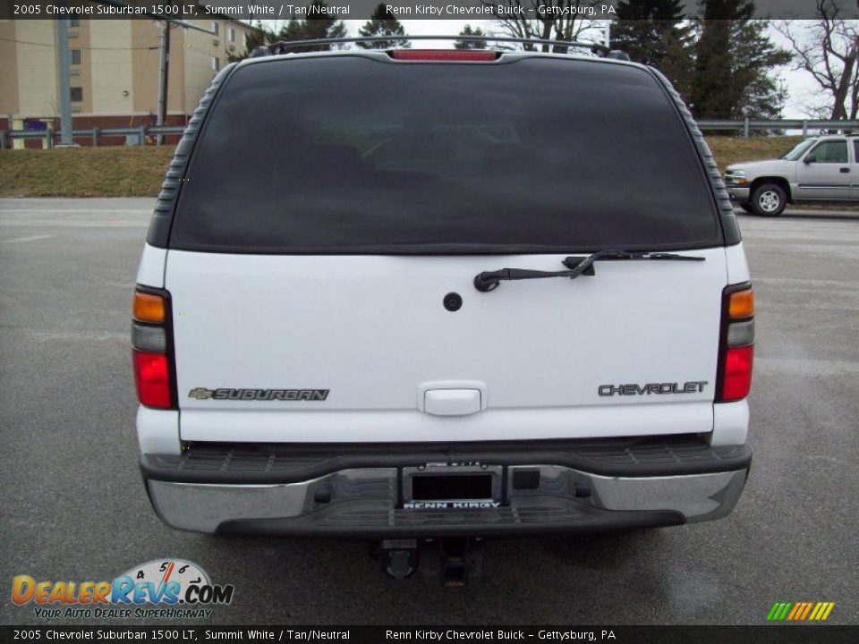 2005 Chevrolet Suburban 1500 LT Summit White / Tan/Neutral Photo #14