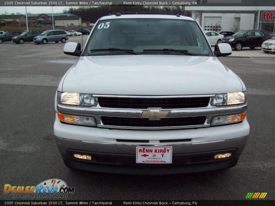 2005 Chevrolet Suburban 1500 LT Summit White / Tan/Neutral Photo #17
