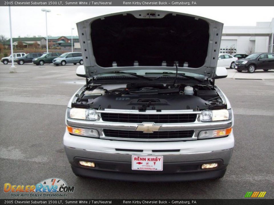 2005 Chevrolet Suburban 1500 LT Summit White / Tan/Neutral Photo #19