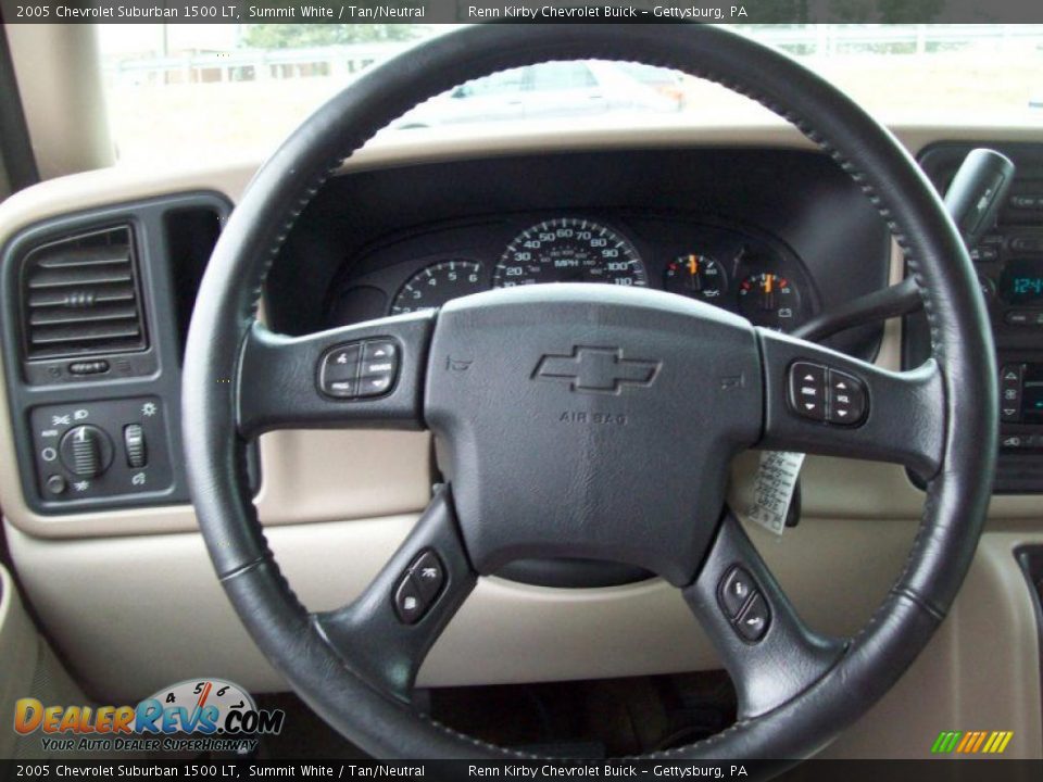 2005 Chevrolet Suburban 1500 LT Summit White / Tan/Neutral Photo #23