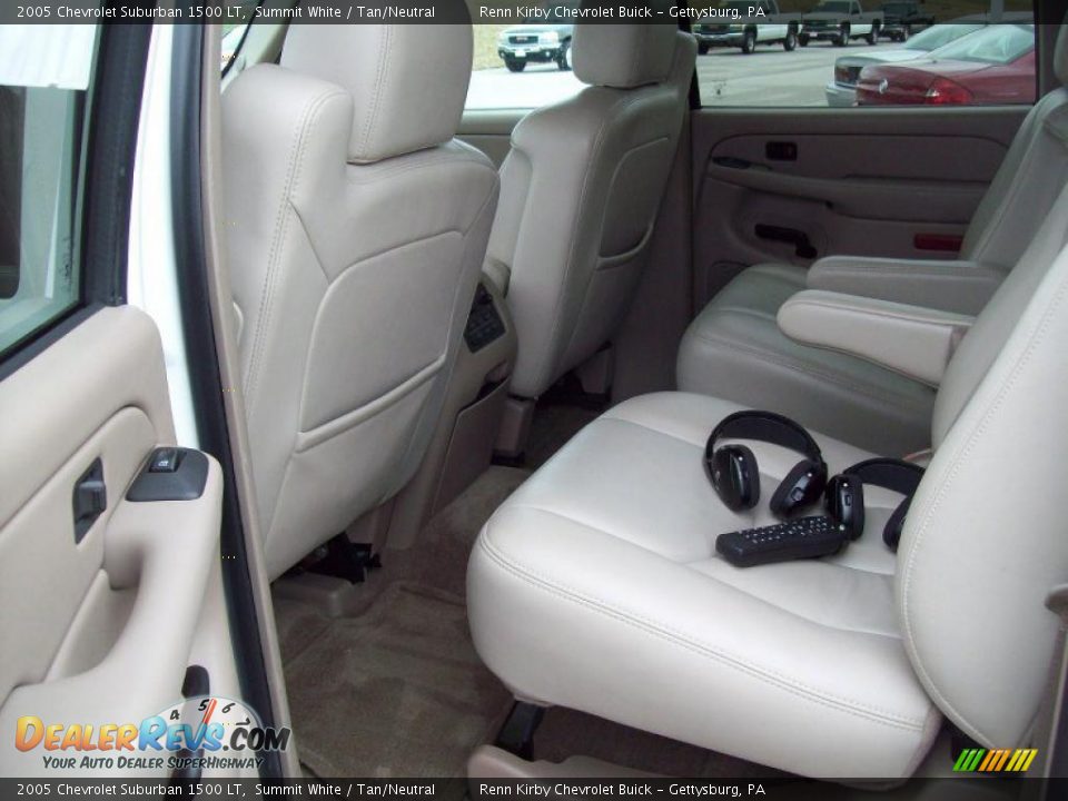 2005 Chevrolet Suburban 1500 LT Summit White / Tan/Neutral Photo #28