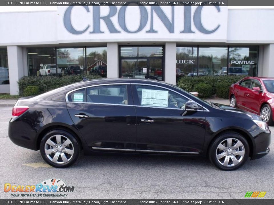 2010 Buick LaCrosse CXL Carbon Black Metallic / Cocoa/Light Cashmere Photo #1