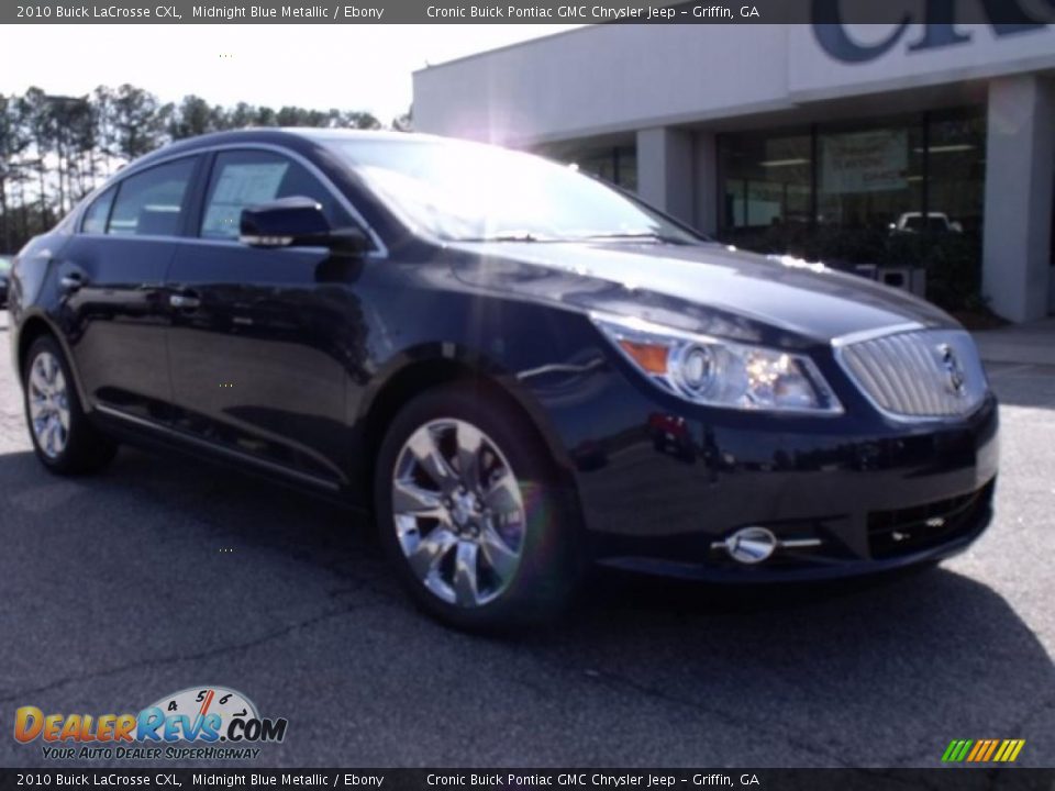 2010 Buick LaCrosse CXL Midnight Blue Metallic / Ebony Photo #2